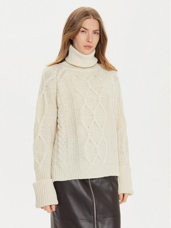 Свитер с высоким воротником обычного кроя Max&Co., экрю
Свитер с высоким воротником обычного кроя Max&Co., экрю