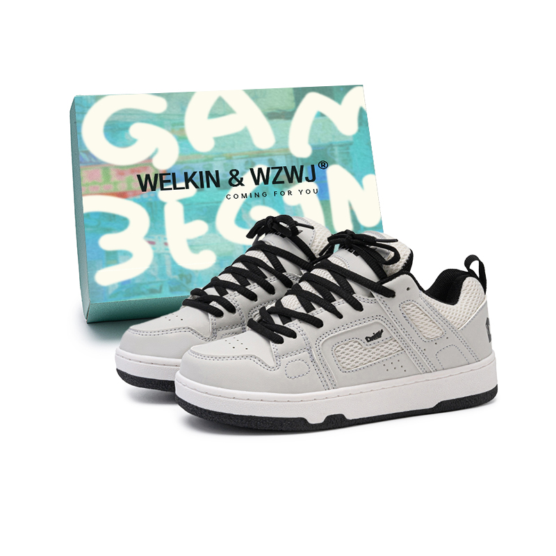 WELKIN&WZWJ Пуховики устойчивые к истиранию легкие нескользящие низкие скейтбордские кроссовки унисекс серые, цвет Gray
WELKIN&WZWJ Пуховики устойчивые к истиранию легкие нескользящие низкие скейтбордские кроссовки унисекс серые, цвет Gray