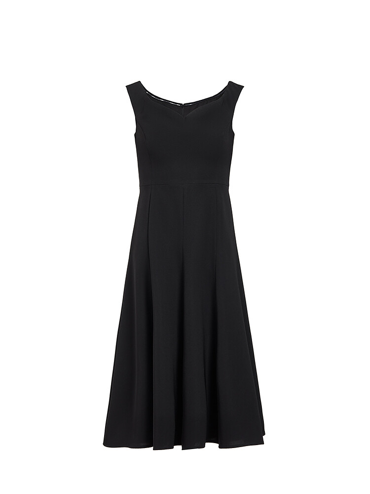 Платье Ochirly с открытыми плечами и воротником, черный
Платье Ochirly с открытыми плечами и воротником, черный