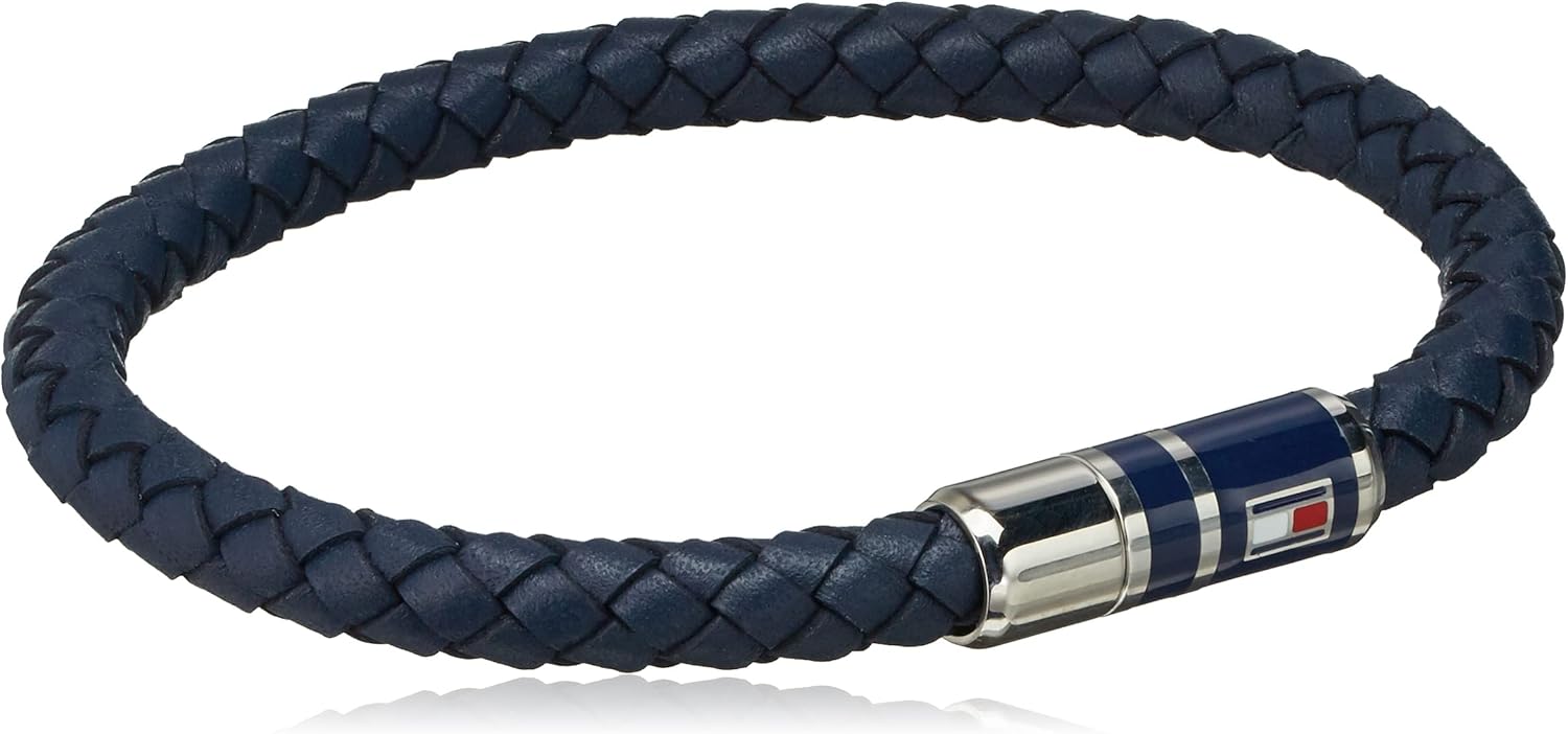 Мужской плетеный кожаный браслет Tommy Hilfiger, Blue
Мужской плетеный кожаный браслет Tommy Hilfiger, Blue