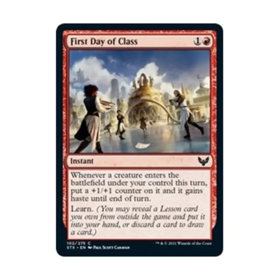 CCG Первый день занятий (C) (фольга), MTG - Strixhaven - School of Mages
CCG Первый день занятий (C) (фольга), MTG - Strixhaven - School of Mages