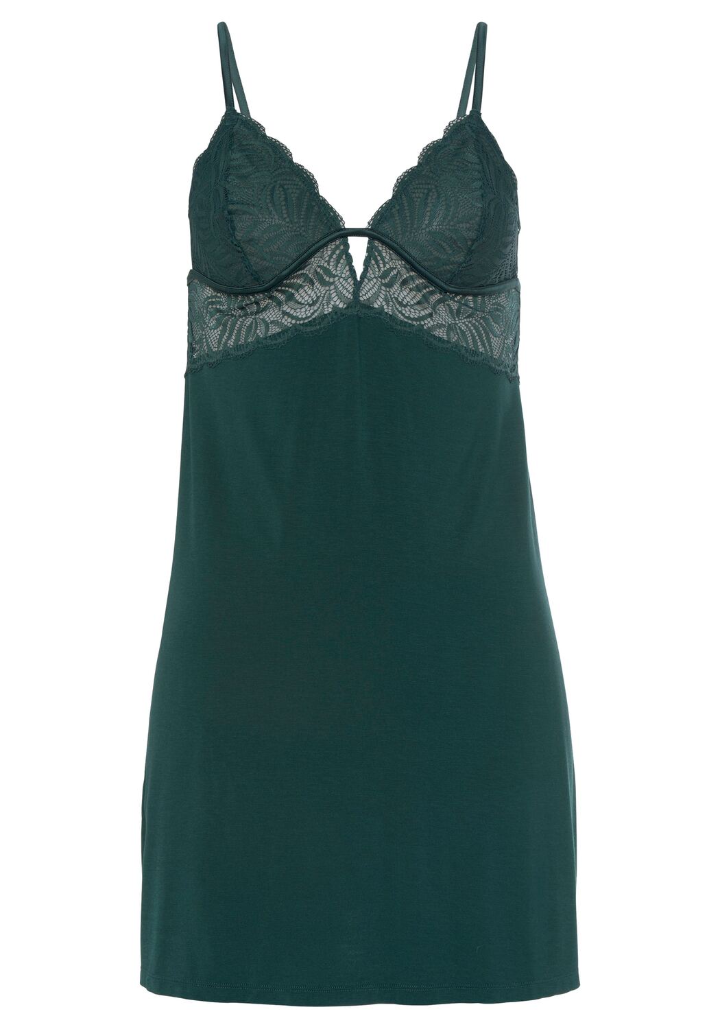 LASCANA Пеньюар в темно-зеленом цвете
LASCANA Пеньюар в темно-зеленом цвете