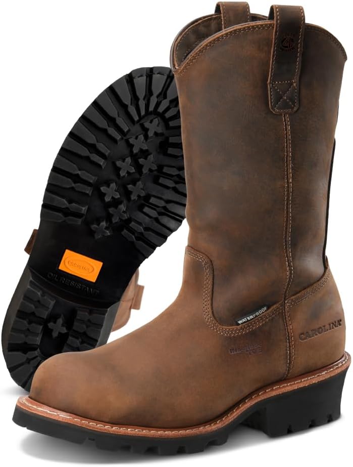 Мужские сапоги Carolina Boots Well X 12 с водонепроницаемым носком и ранчо-высокой стойкой, долговечная кожа темного цвета для тяжелой работы
Мужские сапоги Carolina Boots Well X 12 с водонепроницаемым носком и ранчо-высокой стойкой, долговечная кожа темного цвета для тяжелой работы