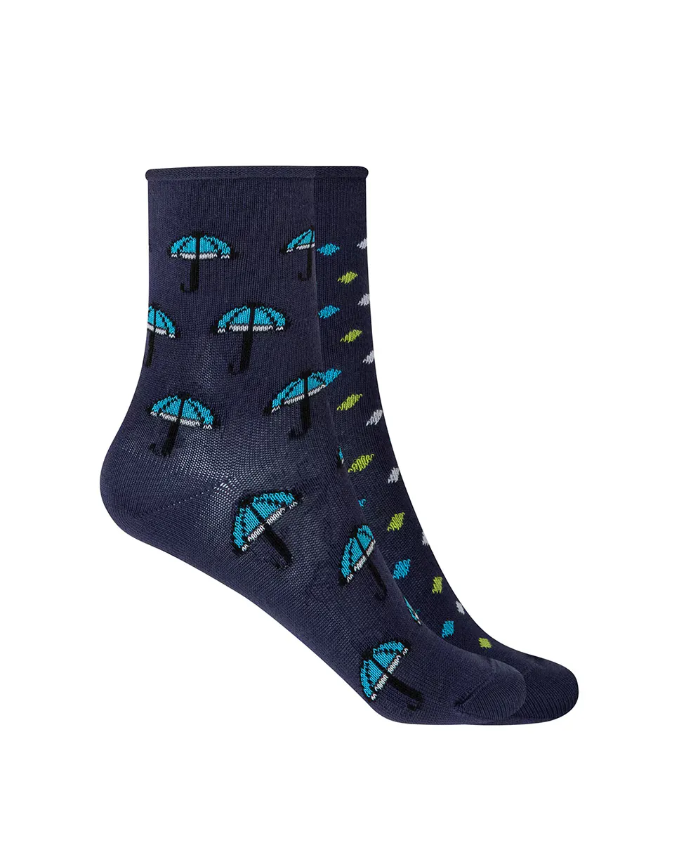 Комплект из 2 пар носков для девочек из модного хлопка с закатанными манжетами Punto Blanco, темно-синий
Комплект из 2 пар носков для девочек из модного хлопка с закатанными манжетами Punto Blanco, темно-синий