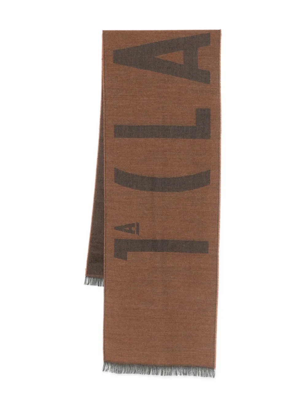 Шарф с бахромой Alviero Martini 1° Classe, коричневый
Шарф с бахромой Alviero Martini 1° Classe, коричневый