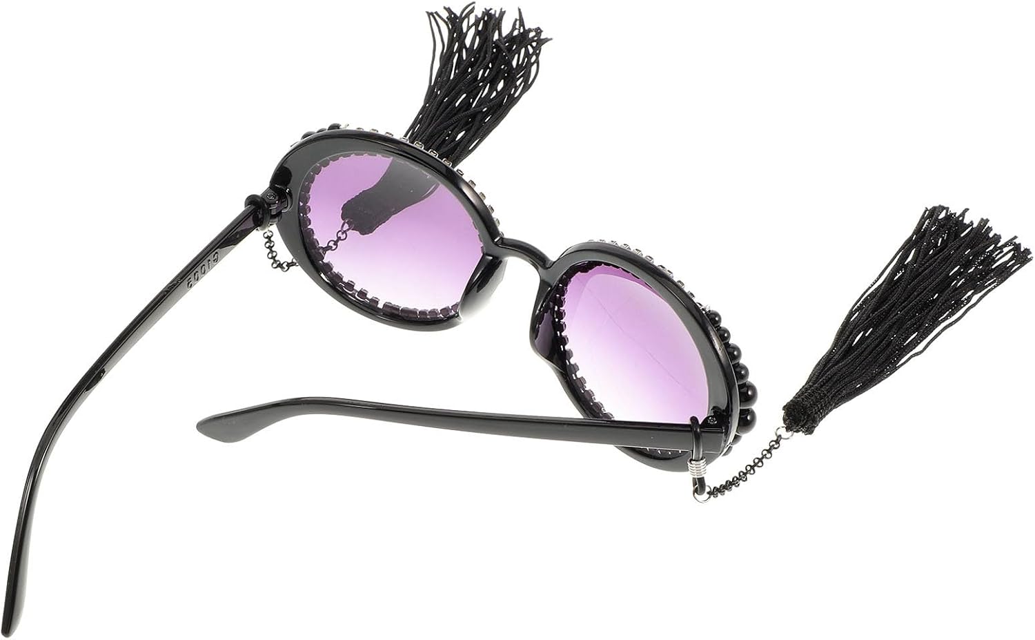 Солнцезащитные очки Hemoton Retro Round Oversized для женщин, черные с кисточками и жемчужными стразами, винтажные декоративные очки для вечеринок и выступлений, Black
Солнцезащитные очки Hemoton Retro Round Oversized для женщин, черные с кисточками и жемчужными стразами, винтажные декоративные очки для вечеринок и выступлений, Black