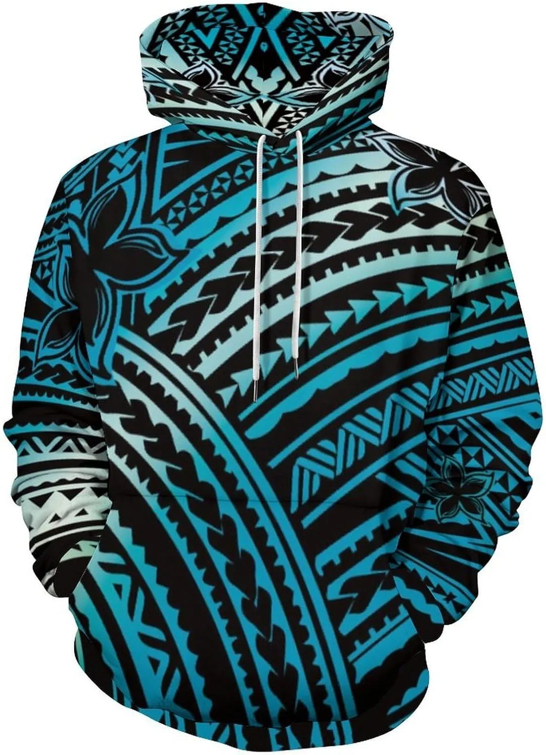 Унисекс худи с полинезийским принтом, длинный рукав DUOLIFU
Унисекс худи с полинезийским принтом, длинный рукав DUOLIFU