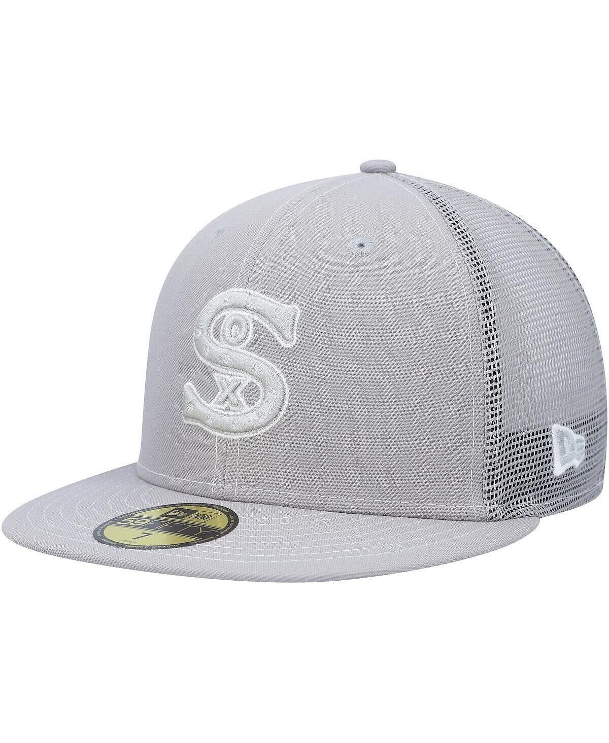 Мужская серая кепка Chicago White Sox 2023 для тренировки мяча на поле 59FIFTY. New Era
Мужская серая кепка Chicago White Sox 2023 для тренировки мяча на поле 59FIFTY. New Era