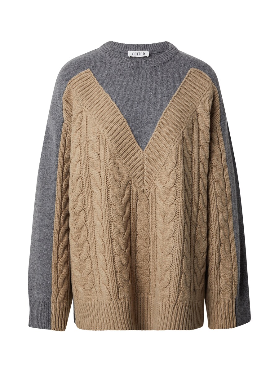 Свитер EDITED Danica, бежевый/серый
Свитер EDITED Danica, бежевый/серый