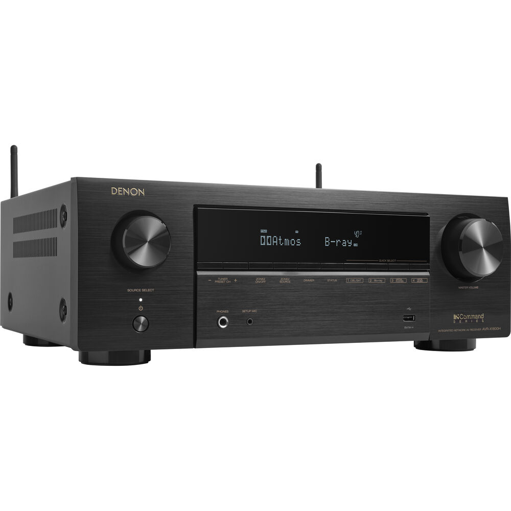 Denon X-Series AVR-X1800H 7.2-канальный сетевой A/V-ресивер
Denon X-Series AVR-X1800H 7.2-канальный сетевой A/V-ресивер