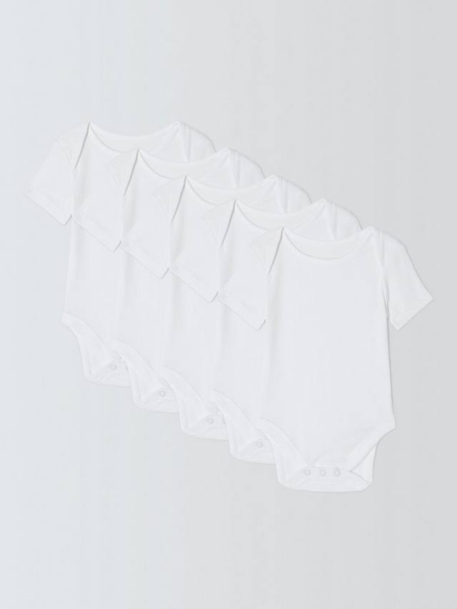 Детские хлопчатобумажные боди с коротким рукавом в рубчик John Lewis, белый
Детские хлопчатобумажные боди с коротким рукавом в рубчик John Lewis, белый