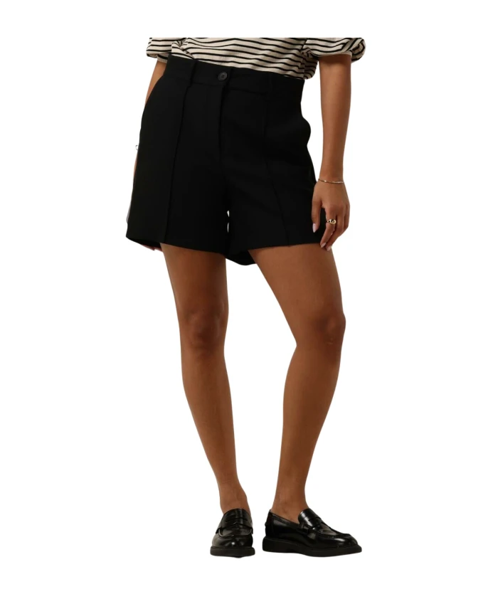 Черные тканые шорты с высокой талией Jansen Amsterdam, черный
Черные тканые шорты с высокой талией Jansen Amsterdam, черный