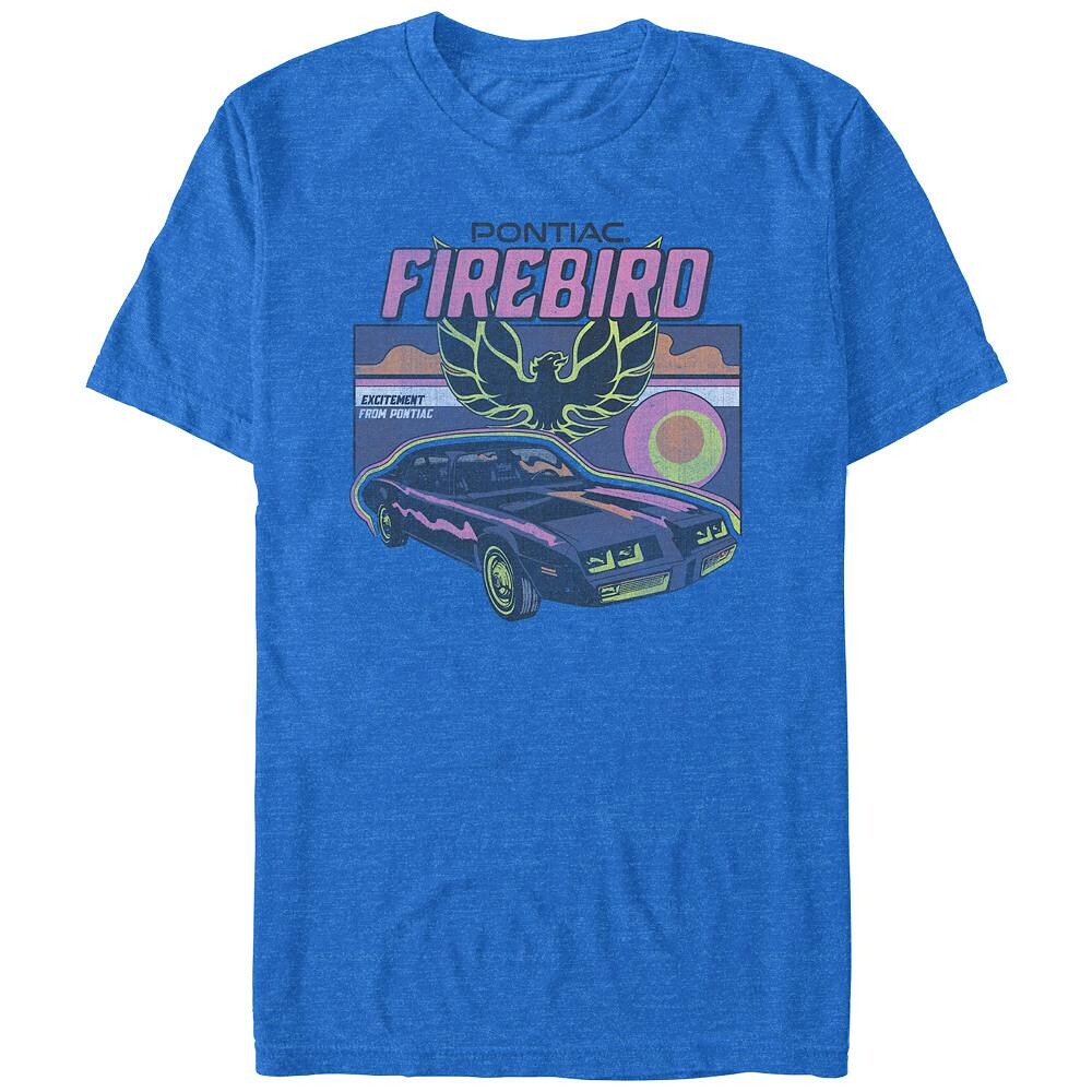 Мужская футболка с рисунком Pontiac Firebird Licensed Character, цвет Royal Heather
Мужская футболка с рисунком Pontiac Firebird Licensed Character, цвет Royal Heather