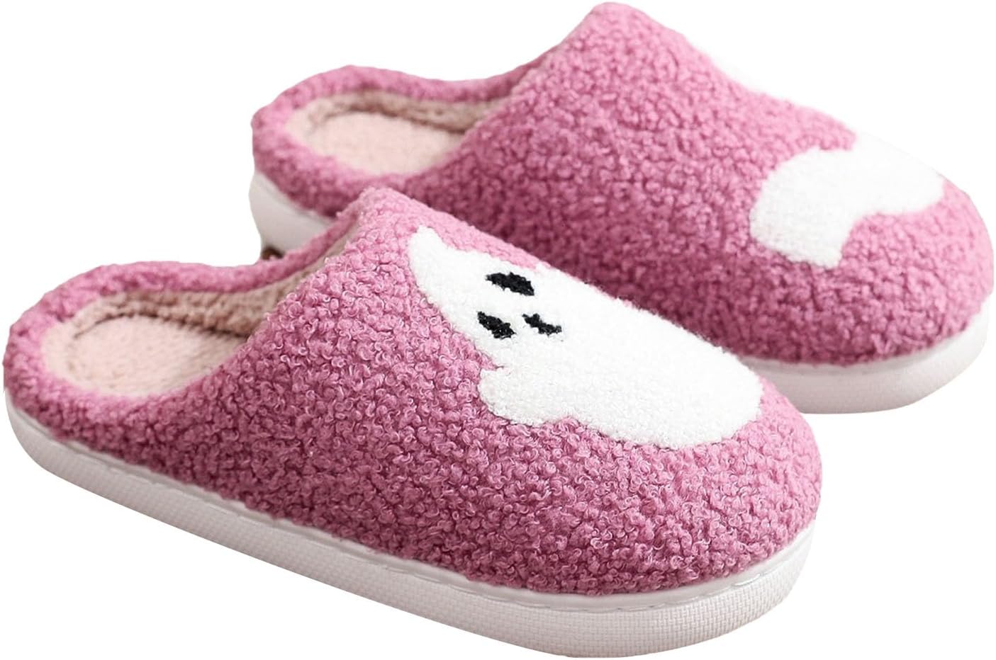 Домашние тапочки на Хэллоуин для женщин и мужчин, милые, уютные, теплые, плюшевые, пушистые, из пены с эффектом памяти, нескользящие, осенние и зимние Generic, розовый
Домашние тапочки на Хэллоуин для женщин и мужчин, милые, уютные, теплые, плюшевые, пушистые, из пены с эффектом памяти, нескользящие, осенние и зимние Generic, розовый