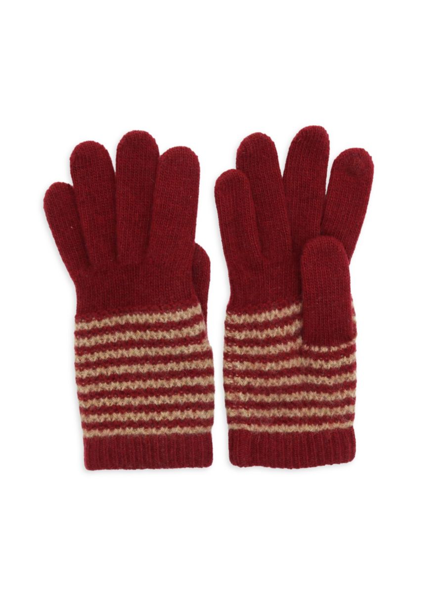 Перчатки из полосатого кашемира Portolano, цвет Rum White
Перчатки из полосатого кашемира Portolano, цвет Rum White