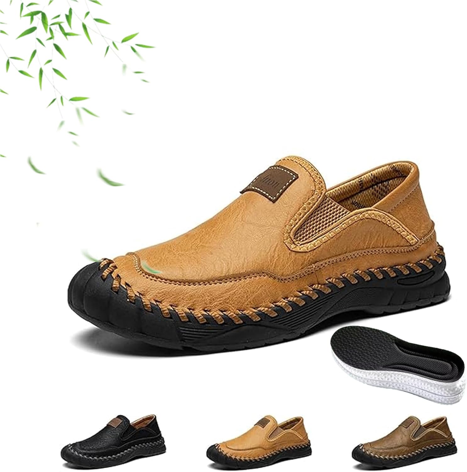 Мужские ручной работы ортопедические кожаные лоферы для улицы, дышащие повседневные деловые кожаные туфли, удобные нескользящие туфли без шнурков для вождения, прогулок и путешествий Wxdstw, коричневый
Мужские ручной работы ортопедические кожаные лоферы для улицы, дышащие повседневные деловые кожаные туфли, удобные нескользящие туфли без шнурков для вождения, прогулок и путешествий Wxdstw, коричневый