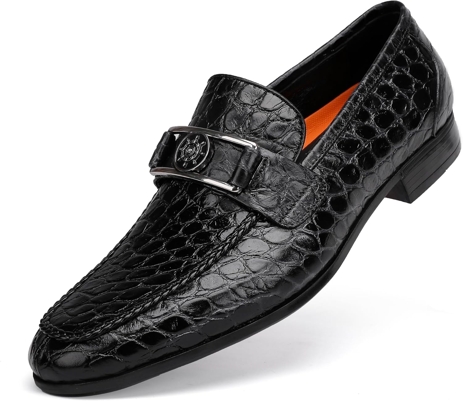 Мужские лоферы GOLDEN COXES с кисточками из премиальной кожи, классическая модель с тиснением под аллигатора и толстой подошвой Golden Coxes Family, черный
Мужские лоферы GOLDEN COXES с кисточками из премиальной кожи, классическая модель с тиснением под аллигатора и толстой подошвой Golden Coxes Family, черный