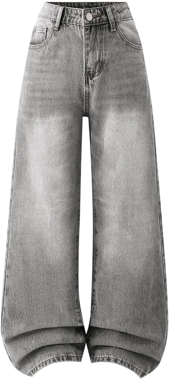 Джинсы женские Vintage Streetwear Y2k широкие на резинке
Джинсы женские Vintage Streetwear Y2k широкие на резинке