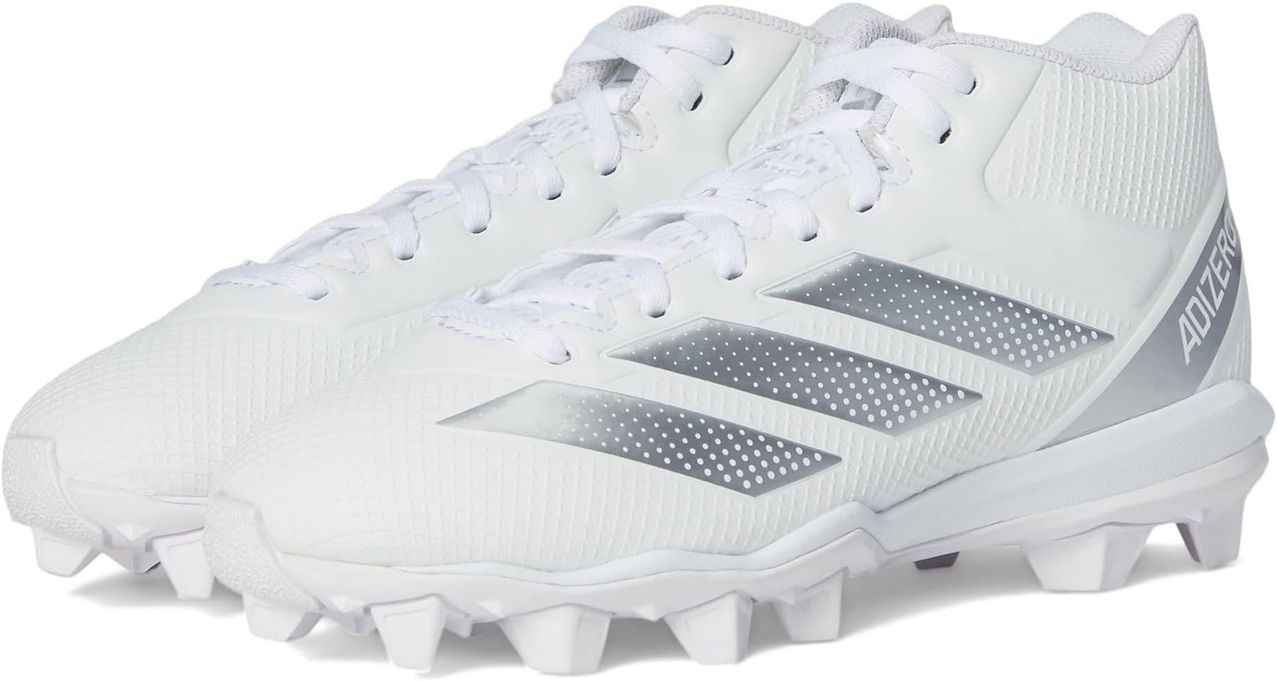 Кроссовки adidas Kids Adizero Impact.2 Molded American Football Shoes, цвет White/Silver Metallic/White
Кроссовки adidas Kids Adizero Impact.2 Molded American Football Shoes, цвет White/Silver Metallic/White