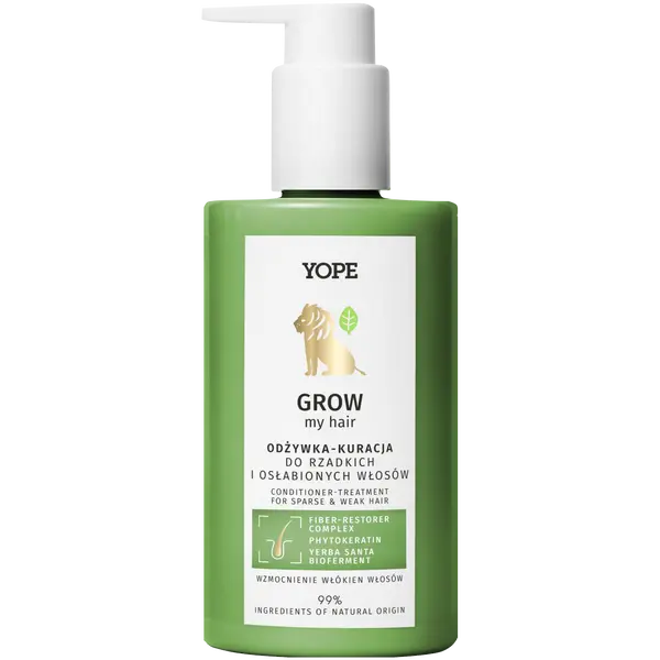 Кондиционер-лечение волос, 300 мл Yope Grow my hair
Кондиционер-лечение волос, 300 мл Yope Grow my hair