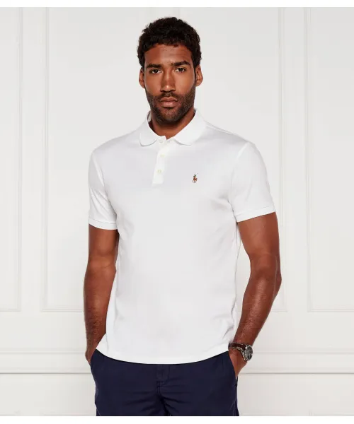 Футболка поло Slim fit Polo Ralph Lauren, белый 
Футболка поло Slim fit Polo Ralph Lauren, белый