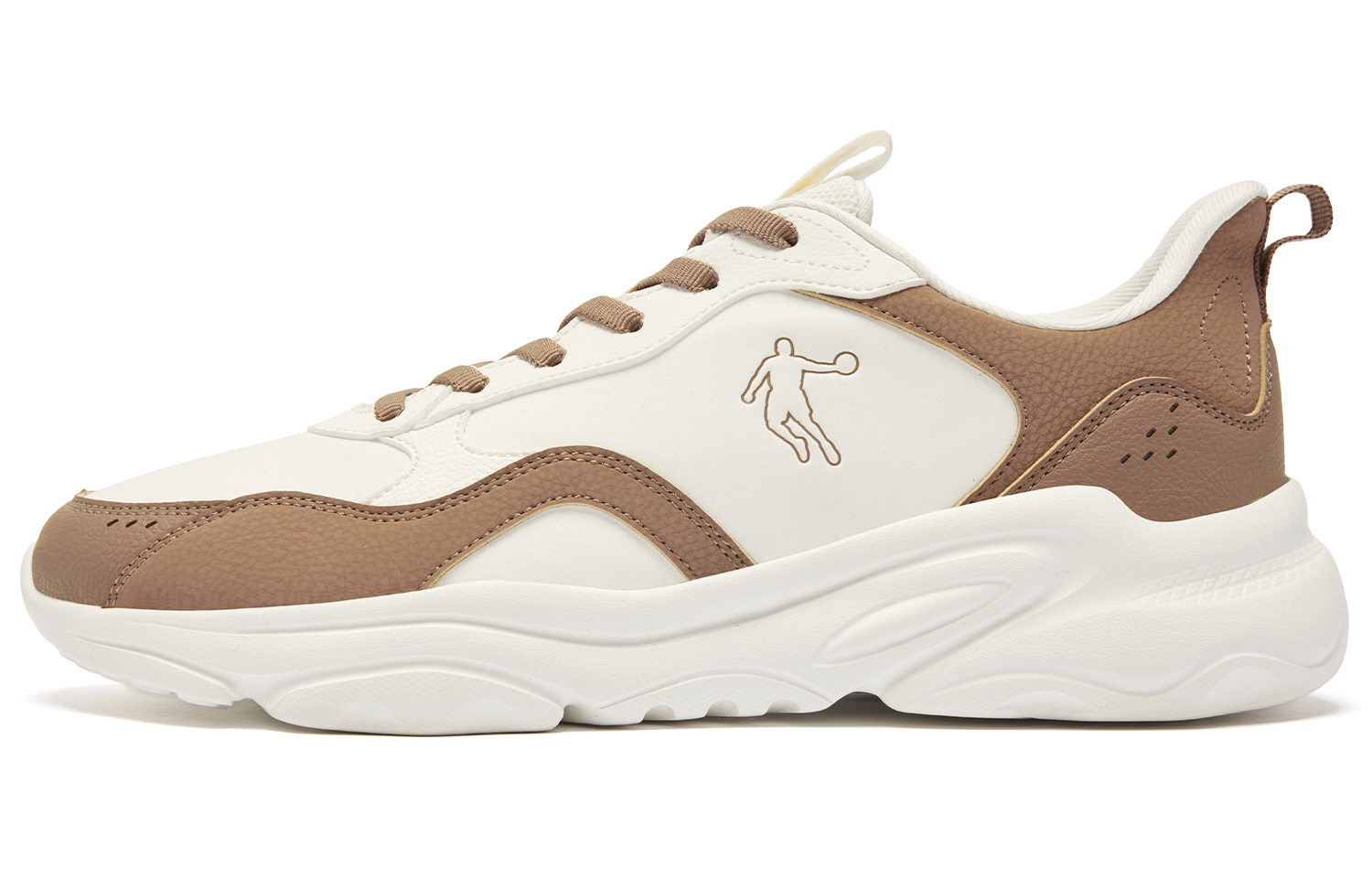 QIAODAN Кроссовки для бега с низким верхом, устойчивые к истиранию, с амортизаторами, белые, коричневые
QIAODAN Кроссовки для бега с низким верхом, устойчивые к истиранию, с амортизаторами, белые, коричневые