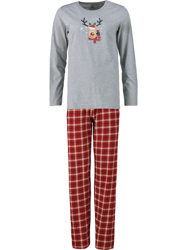 Erwin Müller Пижама из трикотажа, серо-меланжевого цвета
Erwin Müller Пижама из трикотажа, серо-меланжевого цвета