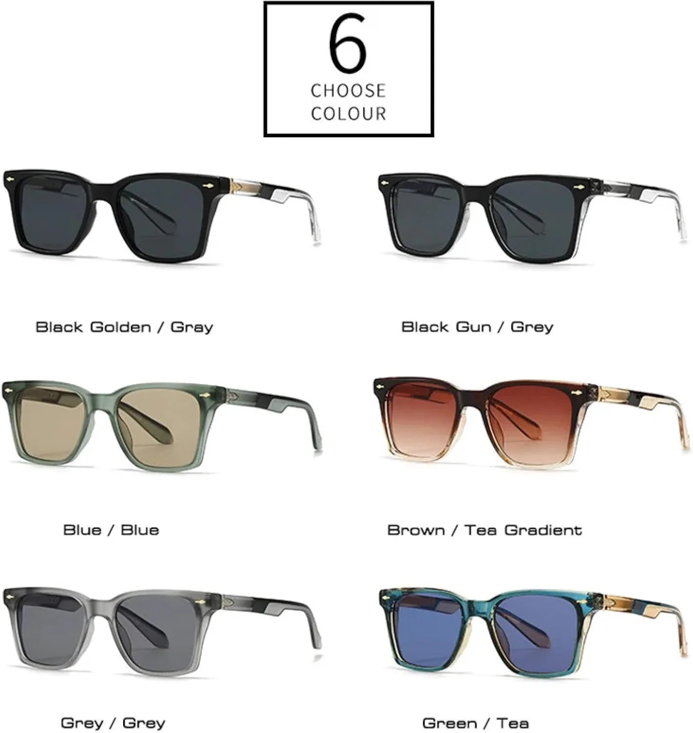 Винтажные женские солнцезащитные очки класса люкс с заклепками, градиентные линзы, защита от УФ-излучения UV400. Мужские солнцезащитные очки TOIPASTN, Blue Blue
Винтажные женские солнцезащитные очки класса люкс с заклепками, градиентные линзы, защита от УФ-излучения UV400. Мужские солнцезащитные очки TOIPASTN, Blue Blue