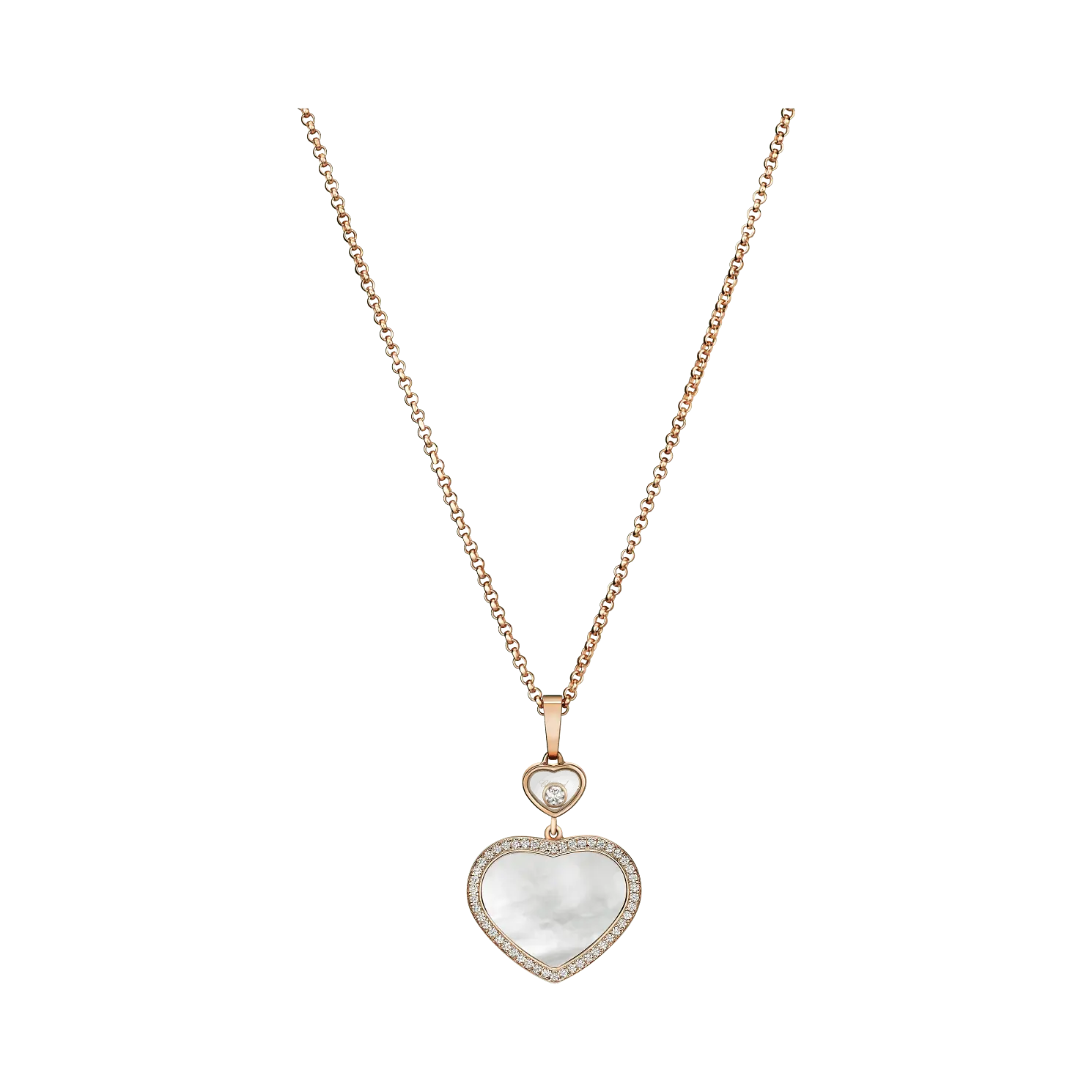 Кулон Chopard Happy Hearts - Подвеска, розовое золото, бриллианты, перламутр
Кулон Chopard Happy Hearts - Подвеска, розовое золото, бриллианты, перламутр