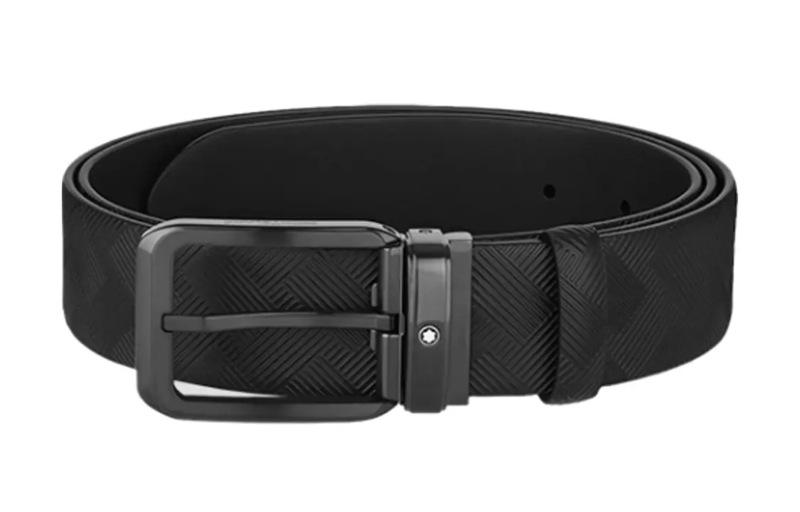 Кожаный ремень из коровьей кожи мужской черный ширина 3,5 см MONTBLANC
Кожаный ремень из коровьей кожи мужской черный ширина 3,5 см MONTBLANC