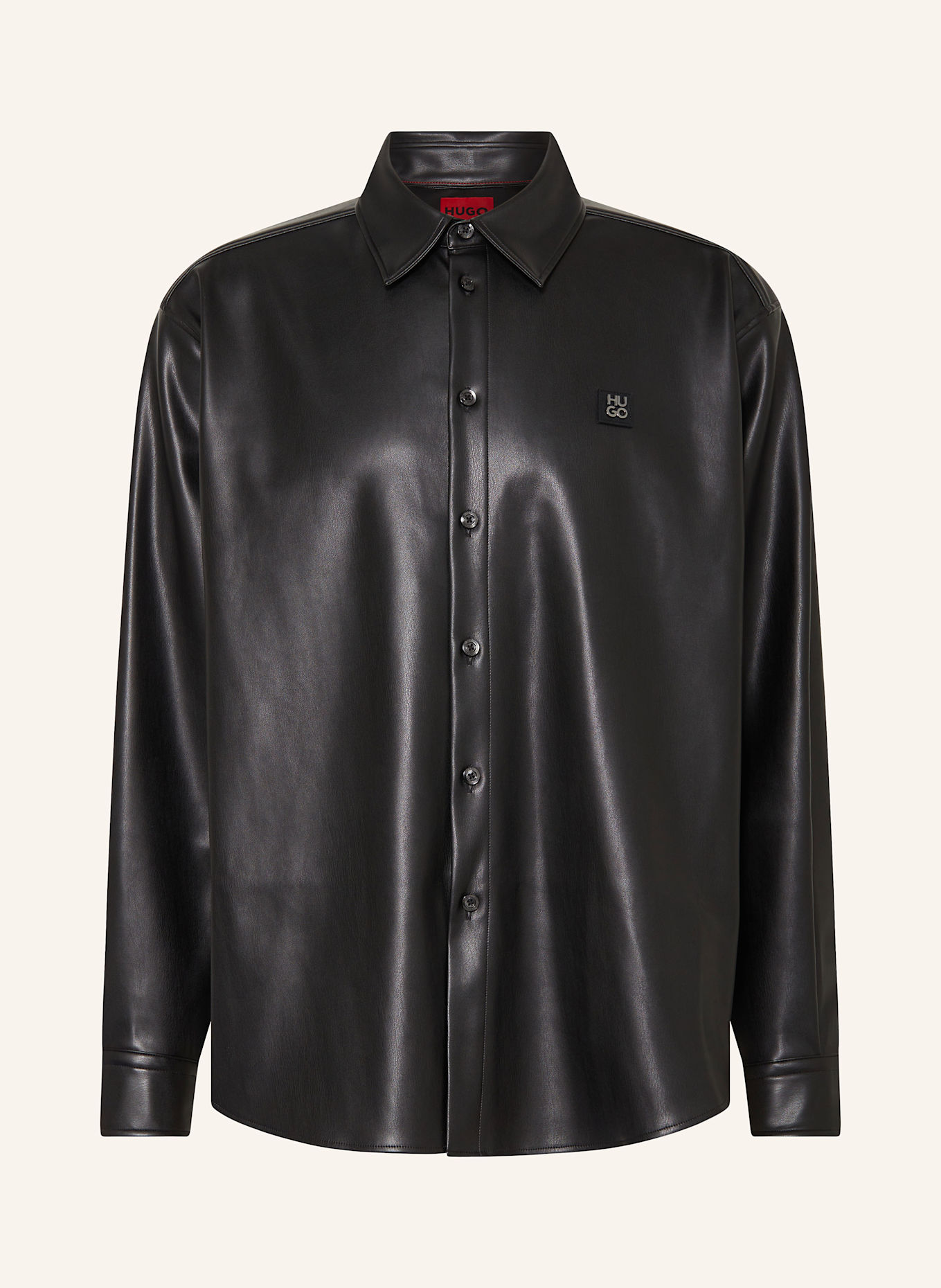 Верхняя рубашка ellisoe из искусственной кожи Hugo, черный
Верхняя рубашка ellisoe из искусственной кожи Hugo, черный