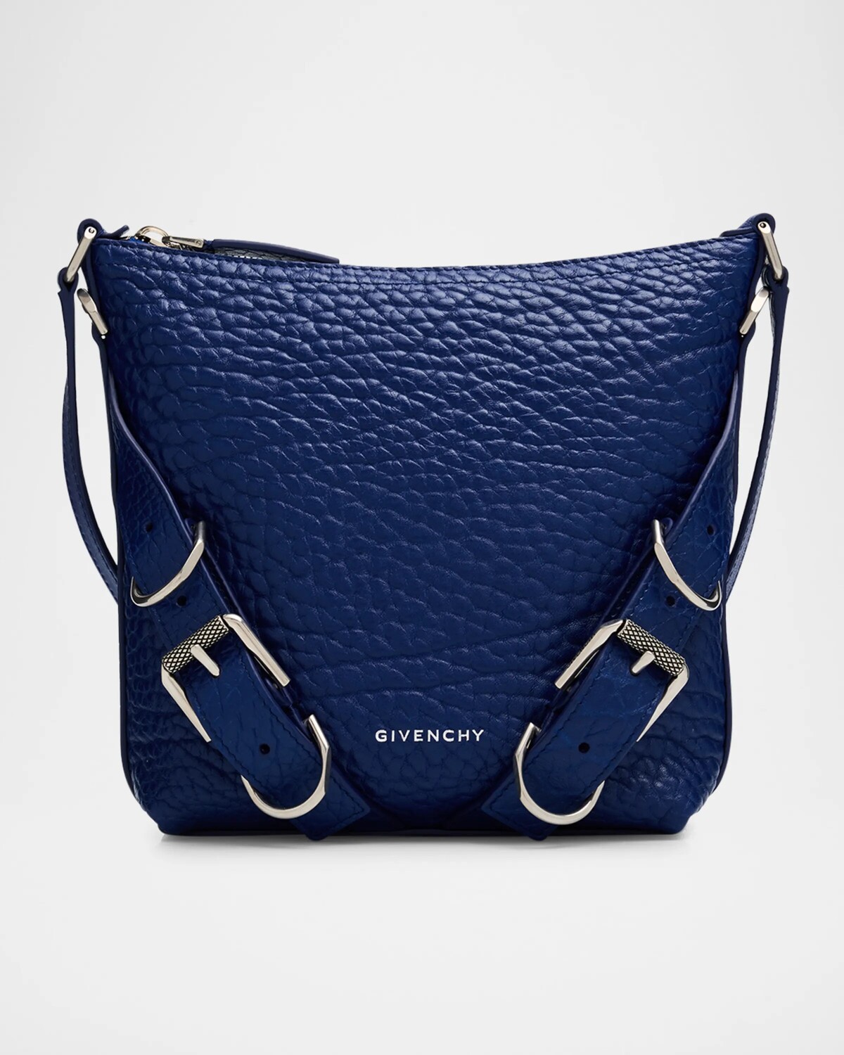 Мужская маленькая кожаная сумка через плечо Voyou Givenchy, цвет Saphir Blue 
Мужская маленькая кожаная сумка через плечо Voyou Givenchy, цвет Saphir Blue