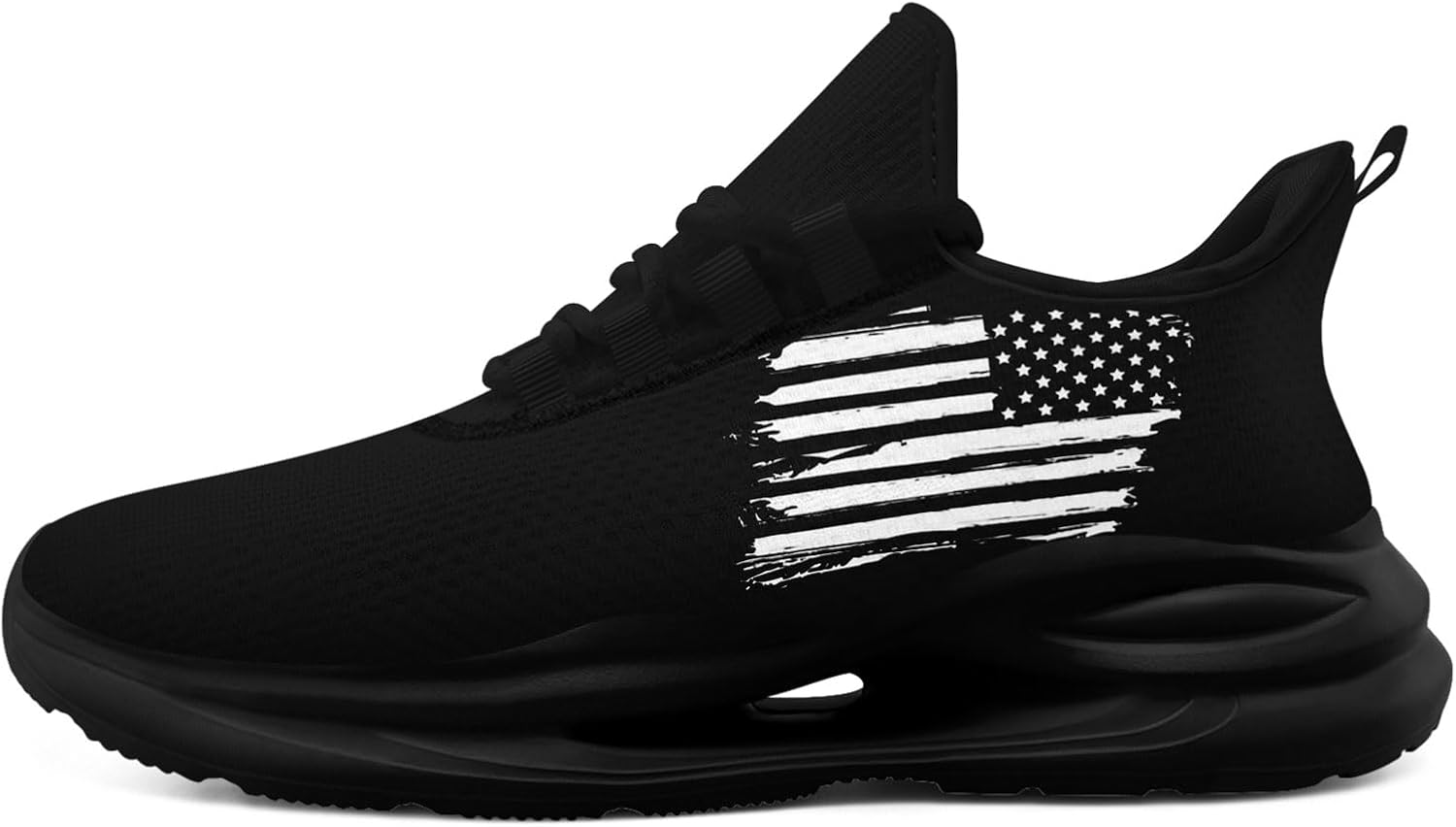 Мужские беговые кроссовки с сеткой, дизайн с американским флагом для патриотических энтузиастов и ветеранов Onegam, белый/черный
Мужские беговые кроссовки с сеткой, дизайн с американским флагом для патриотических энтузиастов и ветеранов Onegam, белый/черный