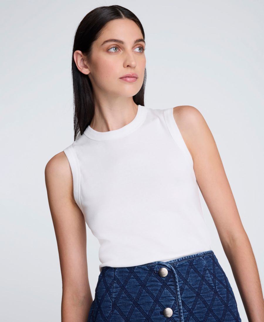 Женская майка с круглым вырезом Kenneth Cole, Pure White
Женская майка с круглым вырезом Kenneth Cole, Pure White