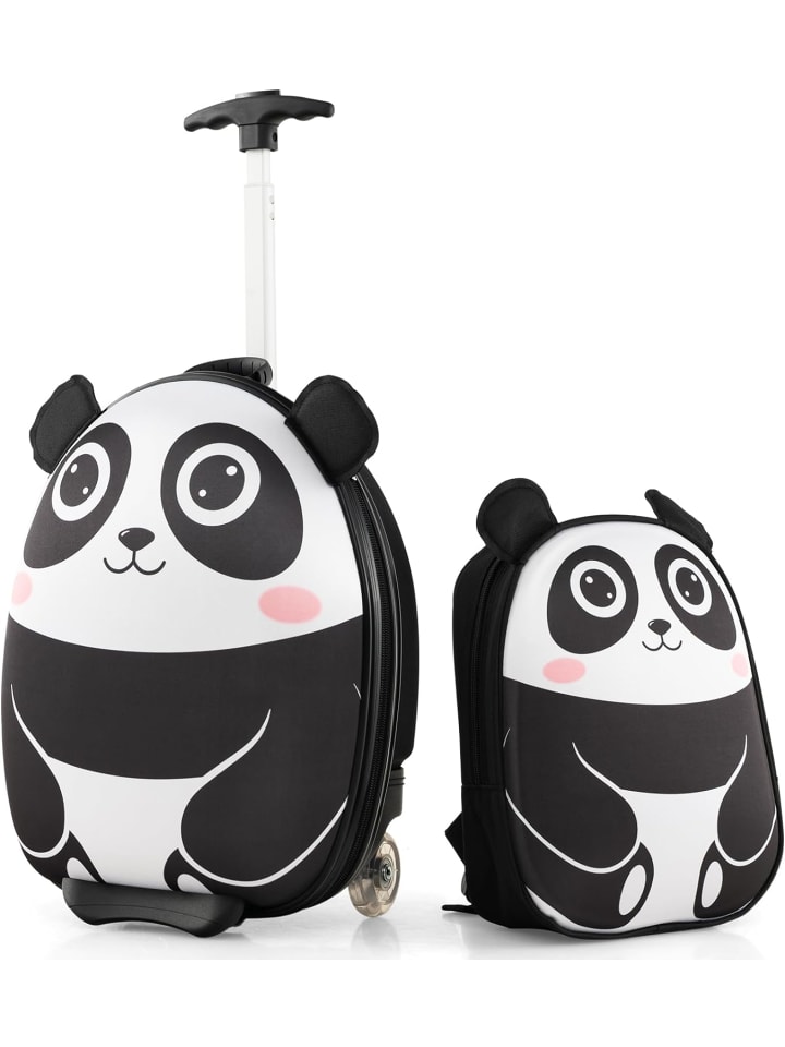 COSTWAY Детский чемодан/рюкзак из двух частей, черный
COSTWAY Детский чемодан/рюкзак из двух частей, черный