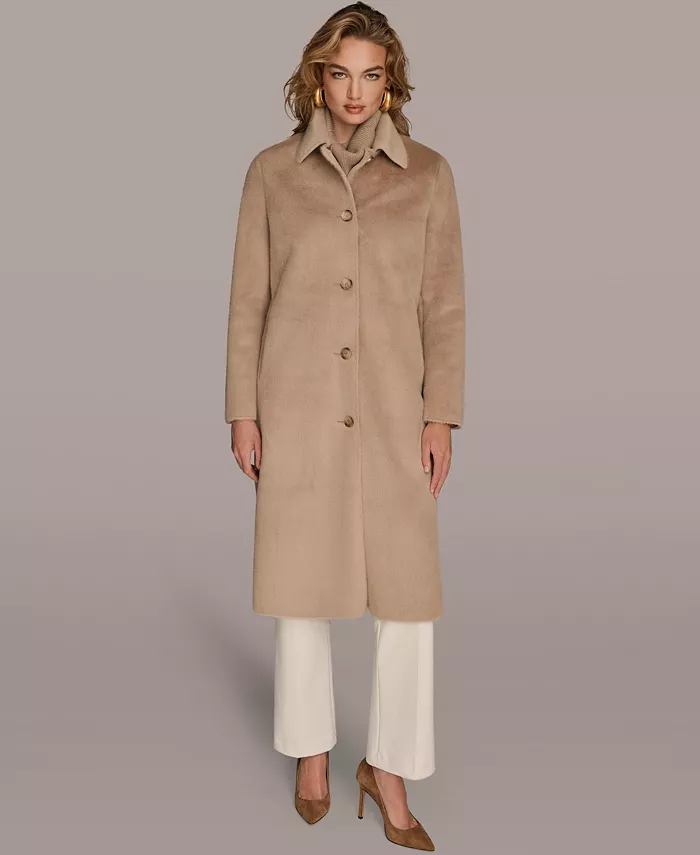 Женское пальто макси на пуговицах Donna Karan New York, загар/бежевый
Женское пальто макси на пуговицах Donna Karan New York, загар/бежевый