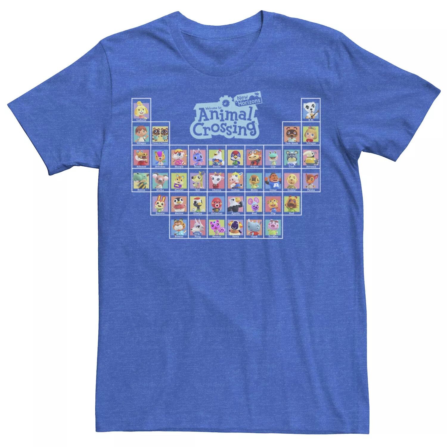 Мужская футболка Animal Crossing New Horizons Periodic Table Of Villagers Licensed Character
Мужская футболка Animal Crossing New Horizons Periodic Table Of Villagers Licensed Character