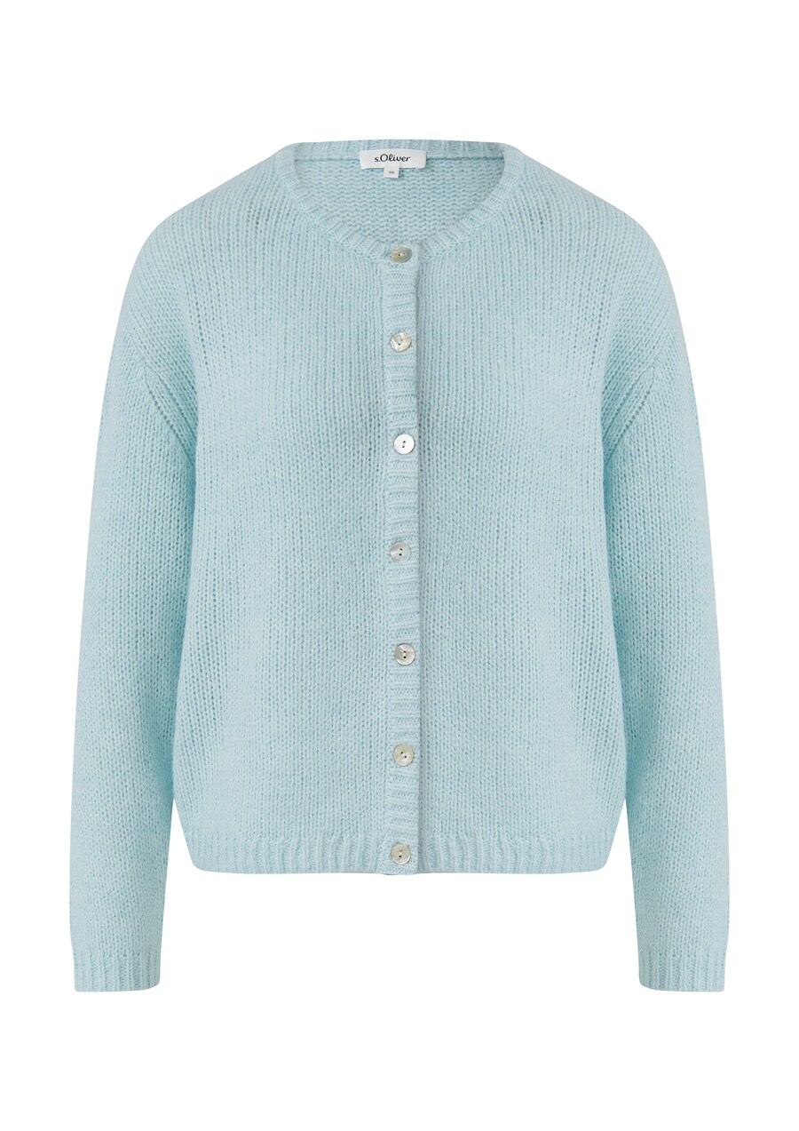 Вязаный кардиган s.Oliver, бирюзовый
Вязаный кардиган s.Oliver, бирюзовый