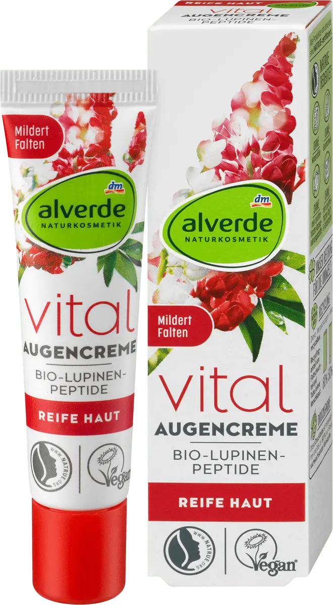 Крем для глаз Витал 15 мл. alverde NATURKOSMETIK
Крем для глаз Витал 15 мл. alverde NATURKOSMETIK