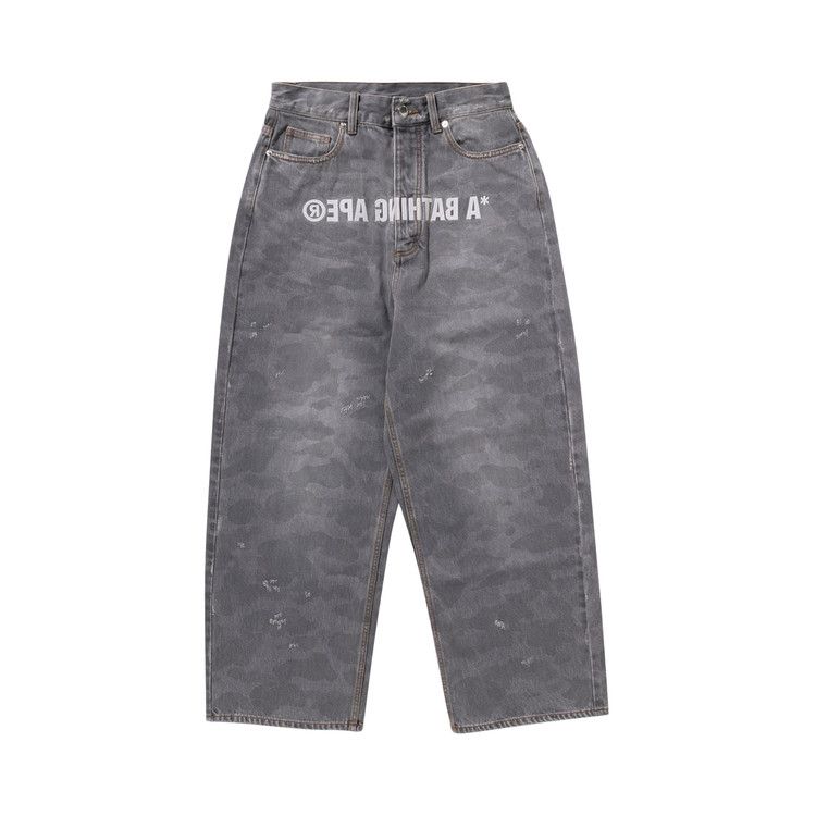 Брюки BAPE 1st Camo Destroyed Loose Fit Denim Pants, Grey
Брюки BAPE 1st Camo Destroyed Loose Fit Denim Pants, Grey