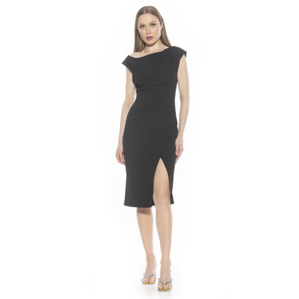 Женское лавандовое платье с драпировкой и асимметричным вырезом Alexia Admor, черный
Женское лавандовое платье с драпировкой и асимметричным вырезом Alexia Admor, черный