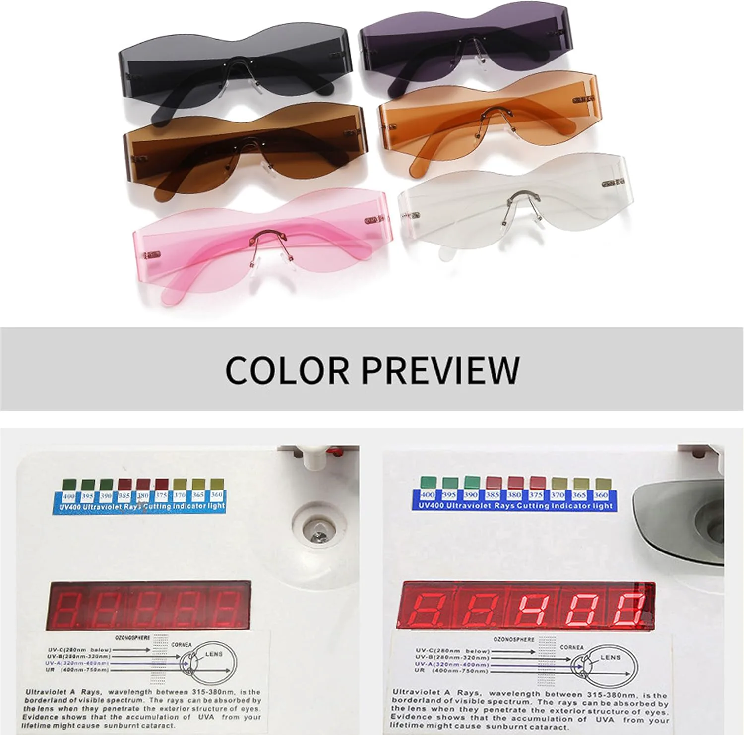 bullabulling Модные цельные овальные солнцезащитные очки для женщин в стиле панк, солнцезащитные очки Y2k, унисекс, панк-очки, защита от ультрафиолета UV400, C4
bullabulling Модные цельные овальные солнцезащитные очки для женщин в стиле панк, солнцезащитные очки Y2k, унисекс, панк-очки, защита от ультрафиолета UV400, C4