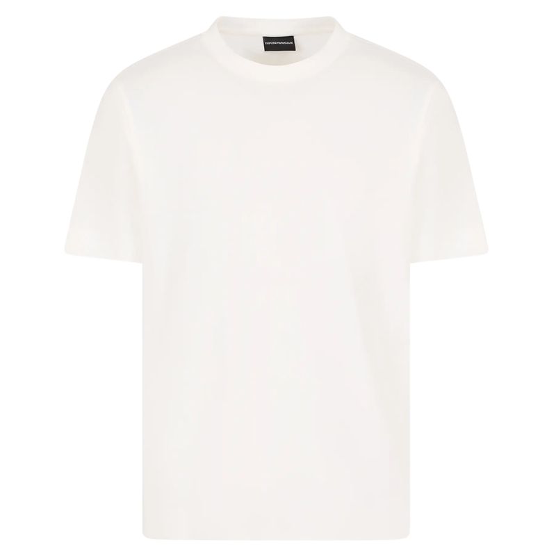 Футболка с коротким рукавом и круглым вырезом EMPORIO ARMANI, экрю
Футболка с коротким рукавом и круглым вырезом EMPORIO ARMANI, экрю