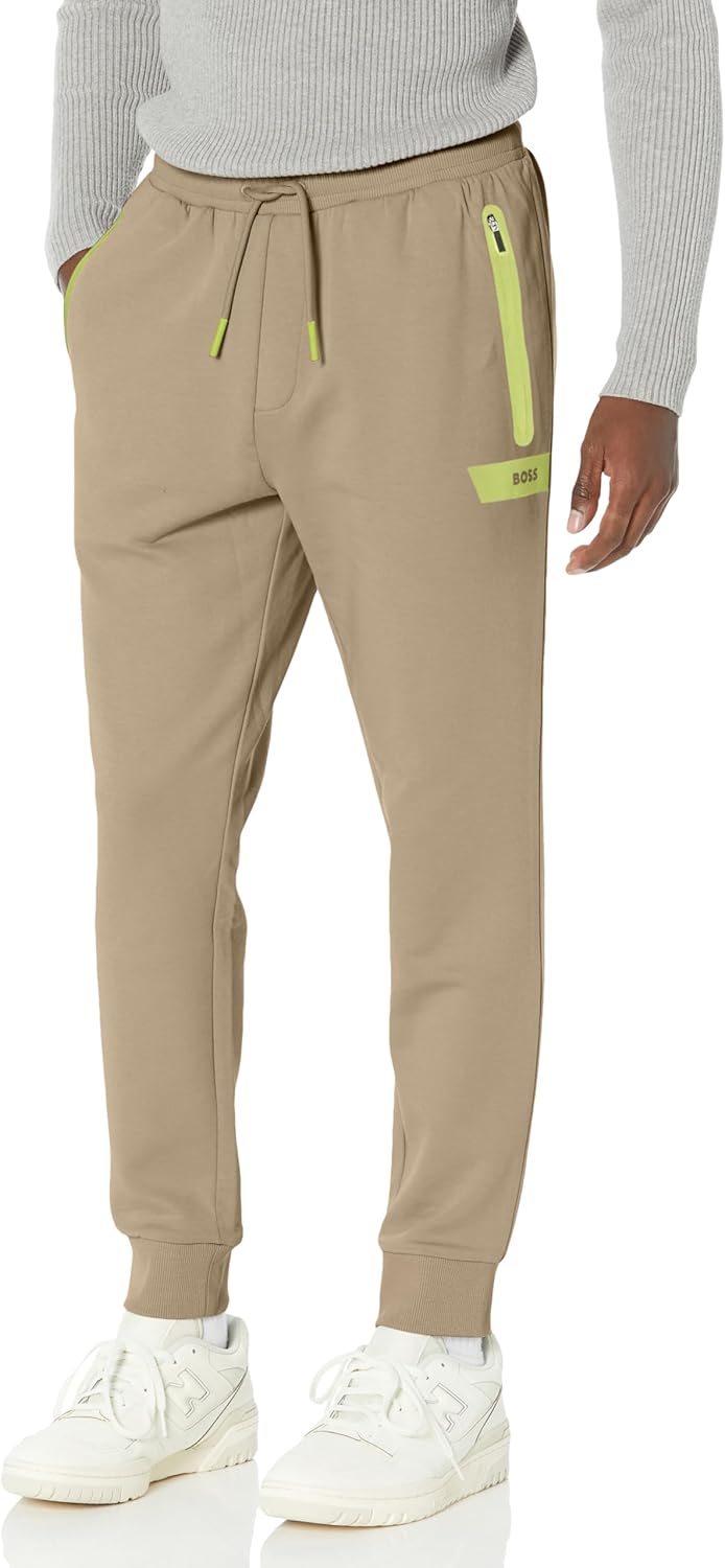 BOSS Мужские тоновые хлопковые спортивные штаны Regular Fit, Brindle Green
BOSS Мужские тоновые хлопковые спортивные штаны Regular Fit, Brindle Green