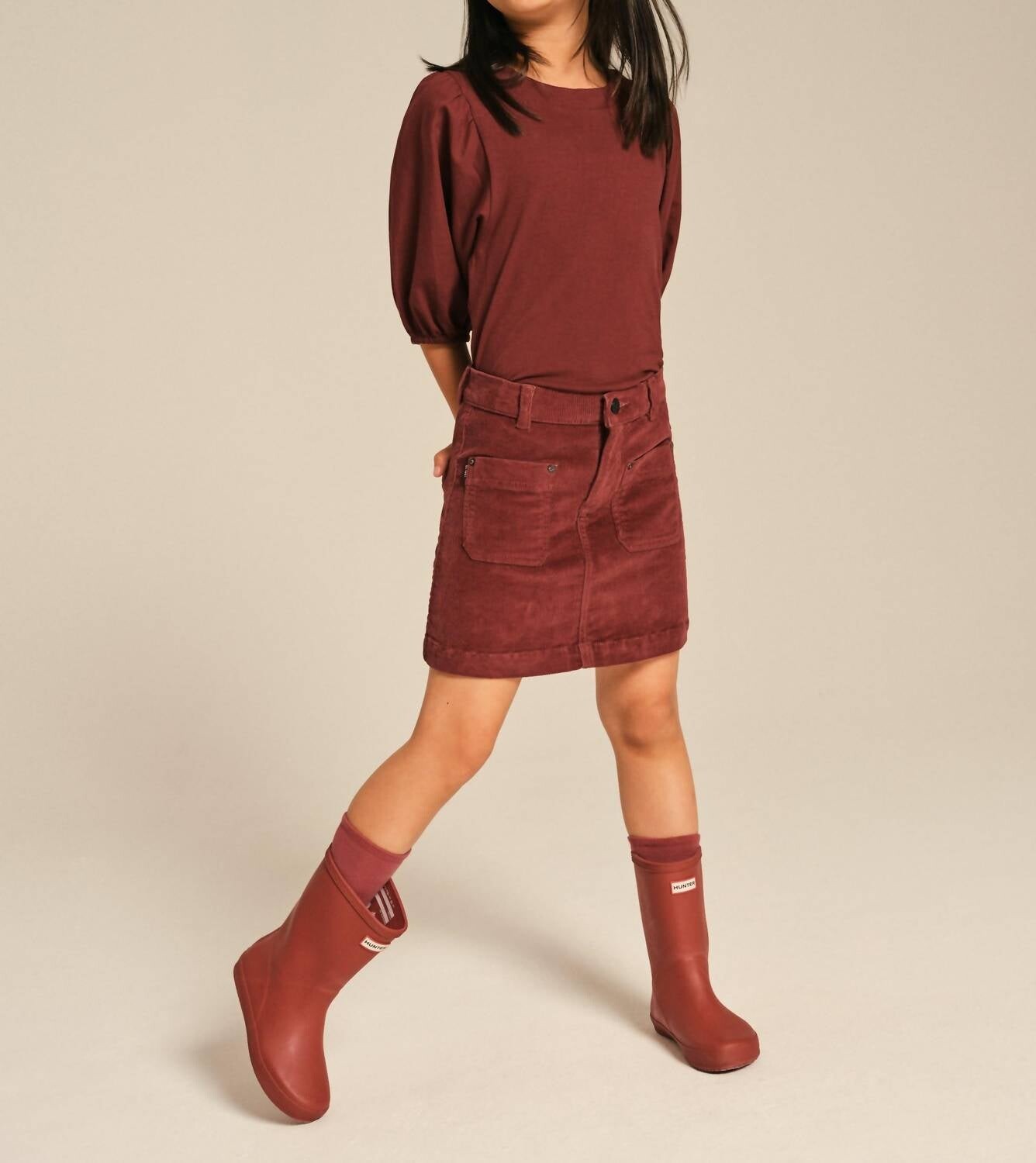 Вельветовая юбка цвета паприки DL1961 - Kids'
Вельветовая юбка цвета паприки DL1961 - Kids'