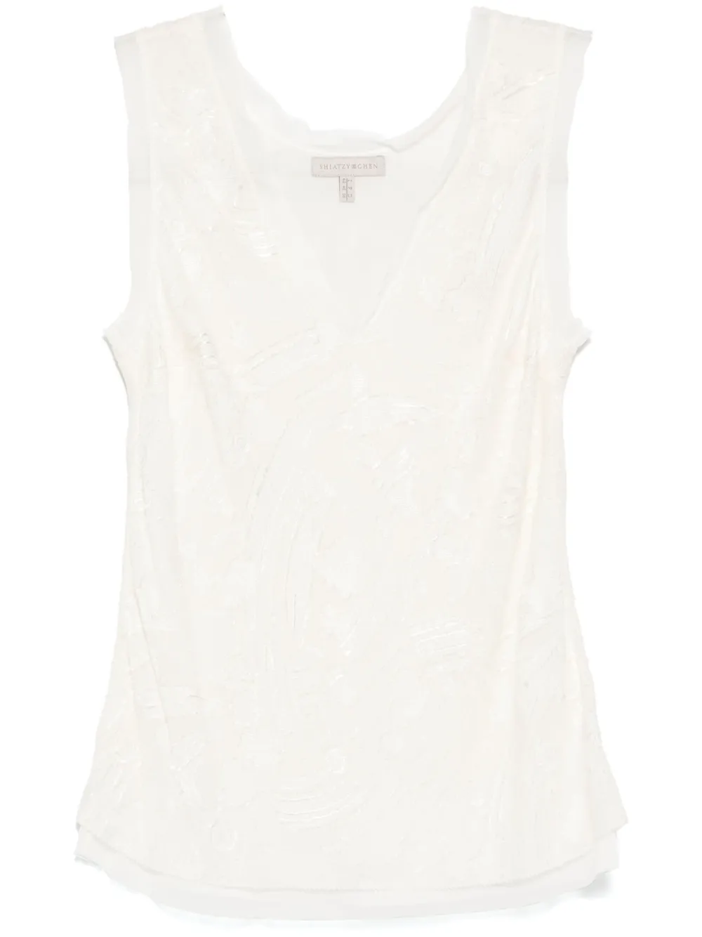 Шелковый топ Sense of Ink Collection SHIATZY CHEN, белый
Шелковый топ Sense of Ink Collection SHIATZY CHEN, белый