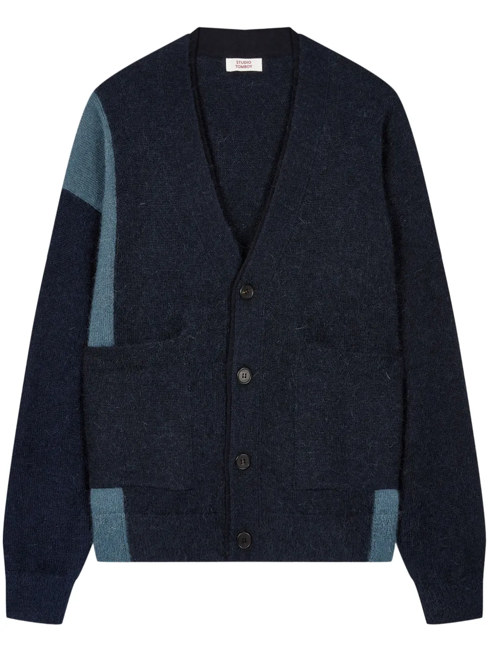 Кардиган в стиле колор-блок STUDIO TOMBOY, синий
Кардиган в стиле колор-блок STUDIO TOMBOY, синий