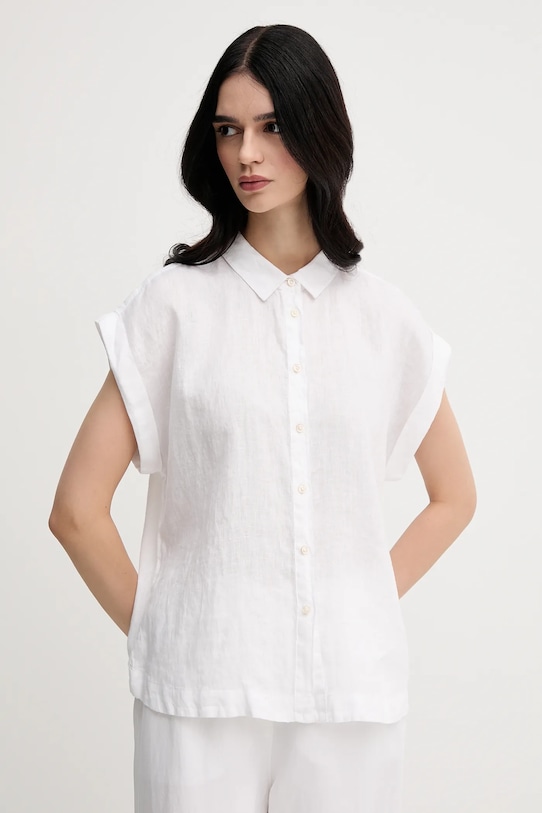 Льняная рубашка United Colors Of Benetton, белый
Льняная рубашка United Colors Of Benetton, белый