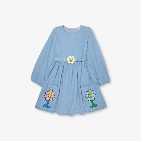 Платье джинсовое Stella Mccartney с длинным рукавом и вышивкой, голубой
Платье джинсовое Stella Mccartney с длинным рукавом и вышивкой, голубой