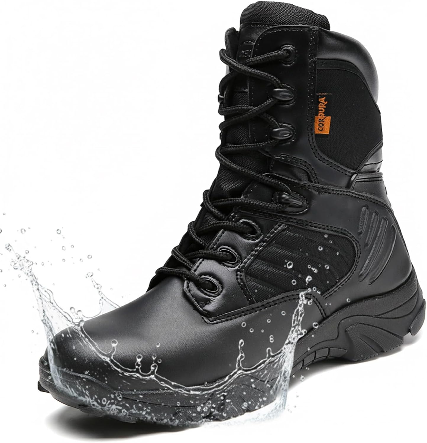 Тактические ботинки Kervaky для мужчин, водонепроницаемые, военные боевые ботинки с боковой молнией, армейские ботинки для джунглей и пустыни, черный
Тактические ботинки Kervaky для мужчин, водонепроницаемые, военные боевые ботинки с боковой молнией, армейские ботинки для джунглей и пустыни, черный